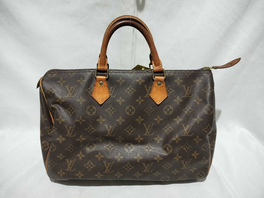 LOUIS VUITTON Monogram Speedy 35 Boston Bag