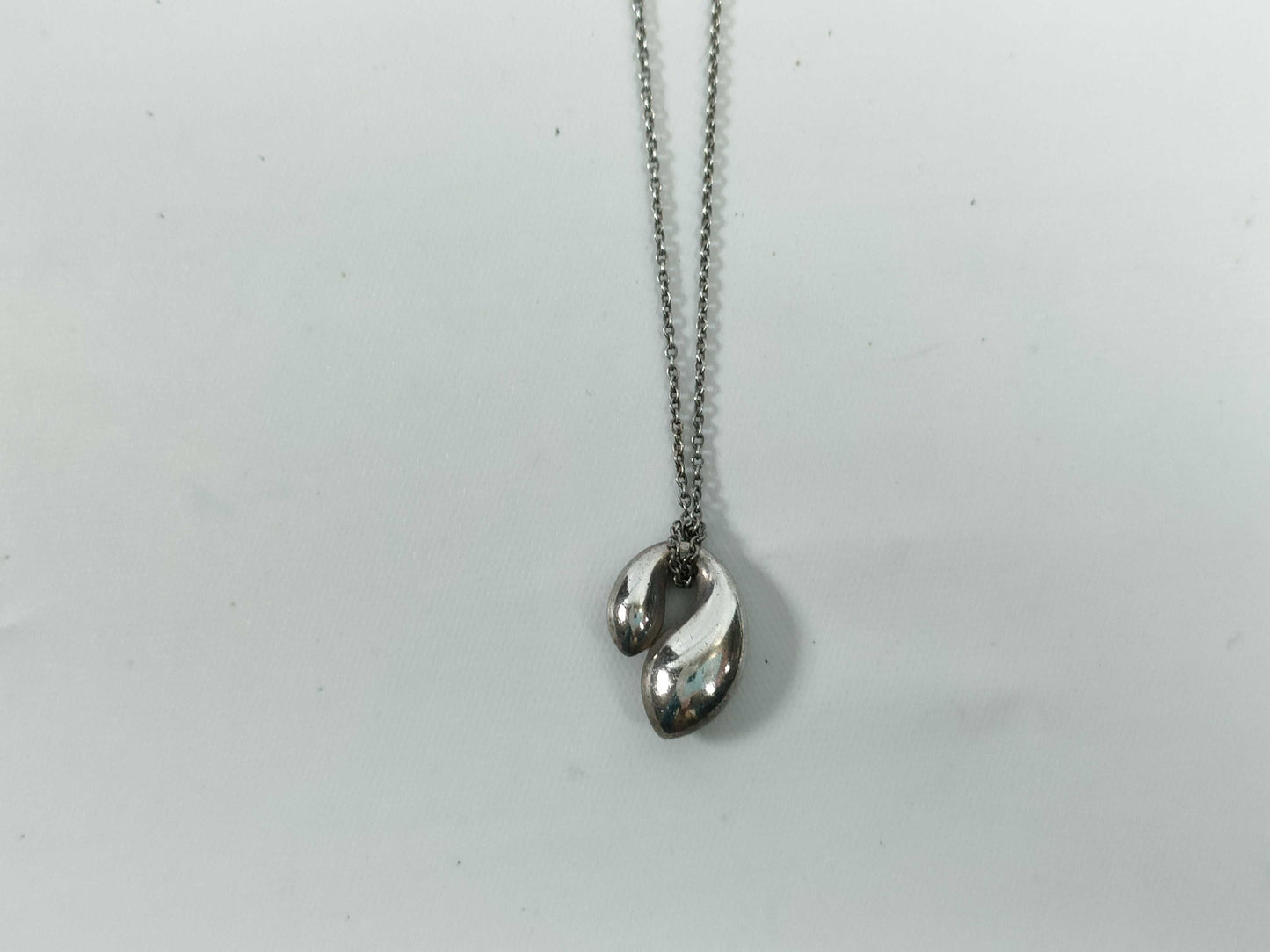 Tiffany & Co. Double Teardrop Necklace