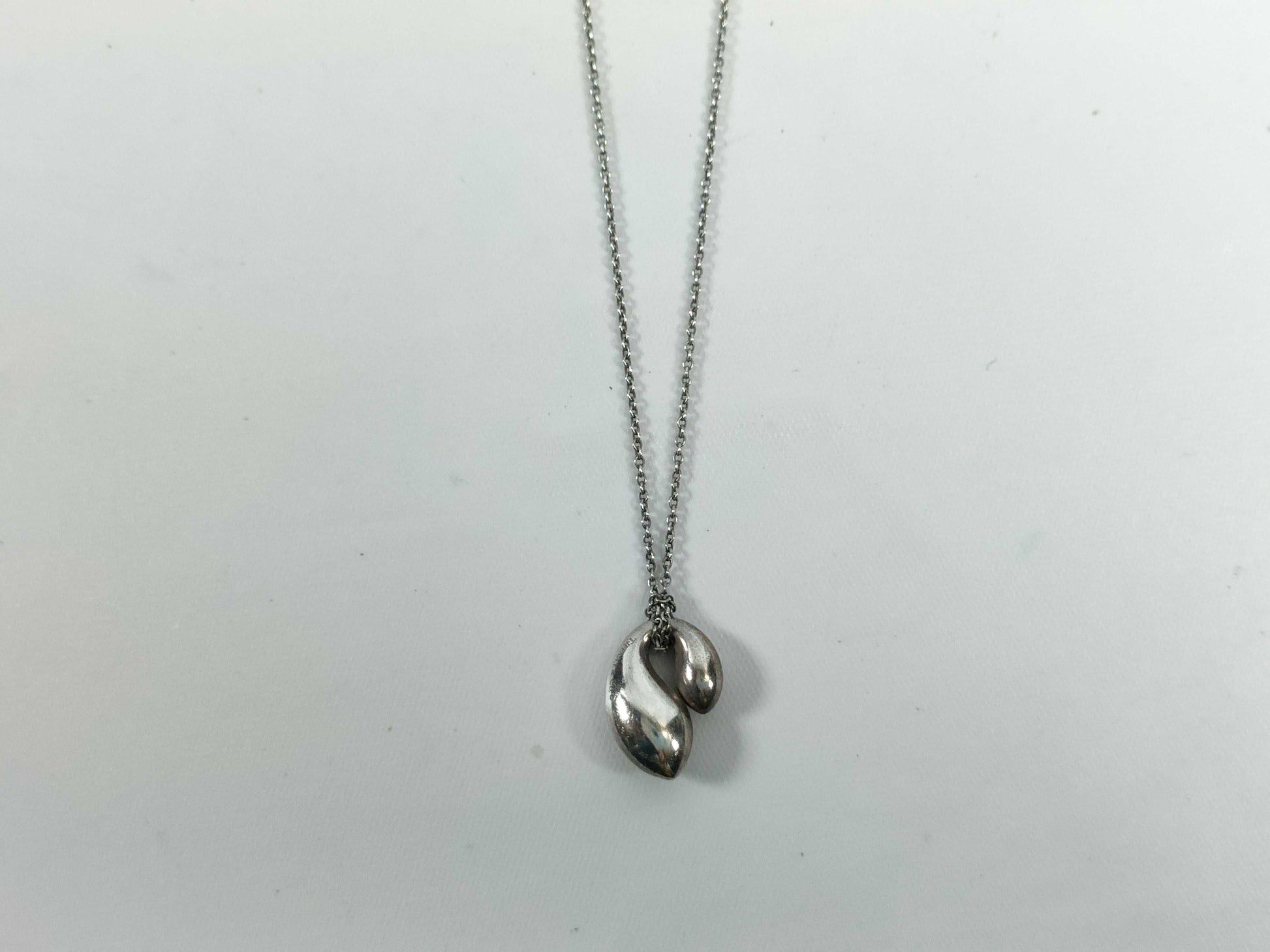 Tiffany & Co. Double Teardrop Necklace