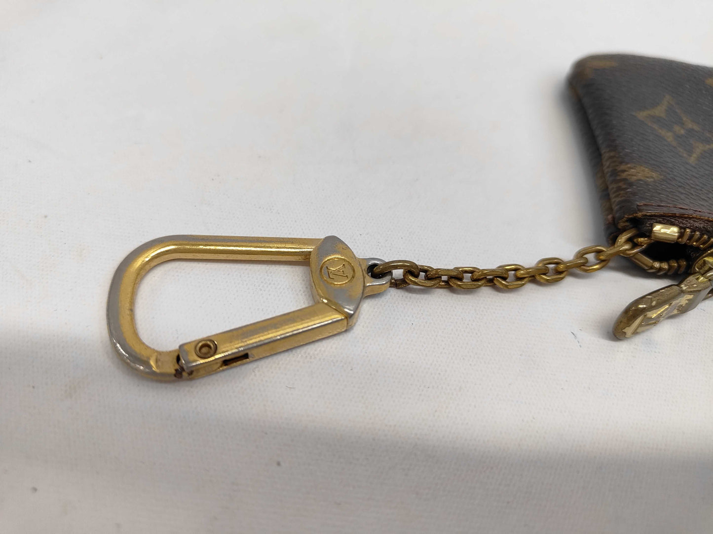 LOUIS VUITTON Monogram Pochette Cle M62650 Coin Case