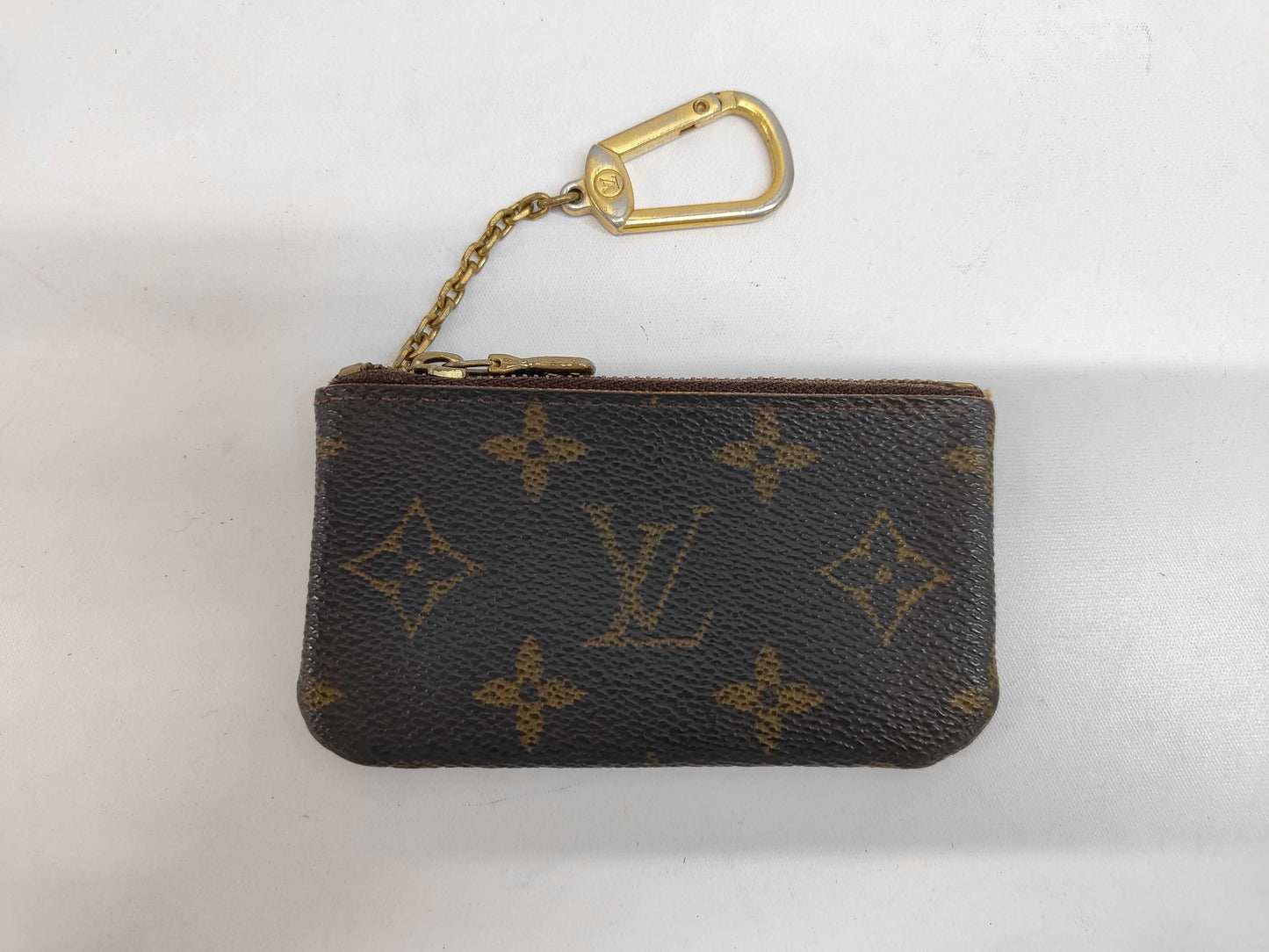 LOUIS VUITTON Monogram Pochette Cle M62650 Coin Case