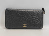 CHANEL Camellia Zippy Wallet
