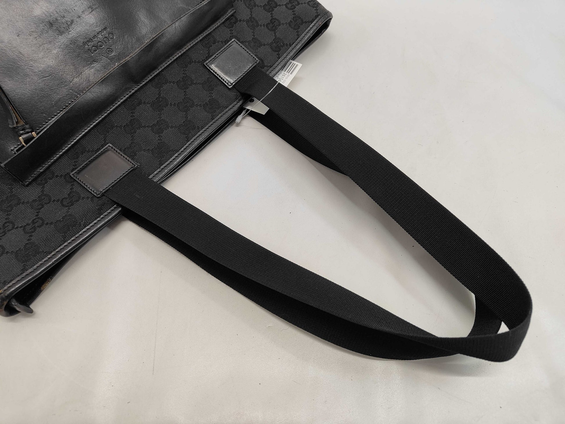 GUCCI GG Canvas 019.0426 Black GG Tote Bag