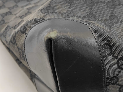 GUCCI GG Canvas 019.0426 Black GG Tote Bag