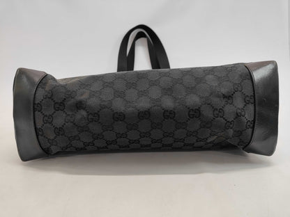 GUCCI GG Canvas 019.0426 Black GG Tote Bag