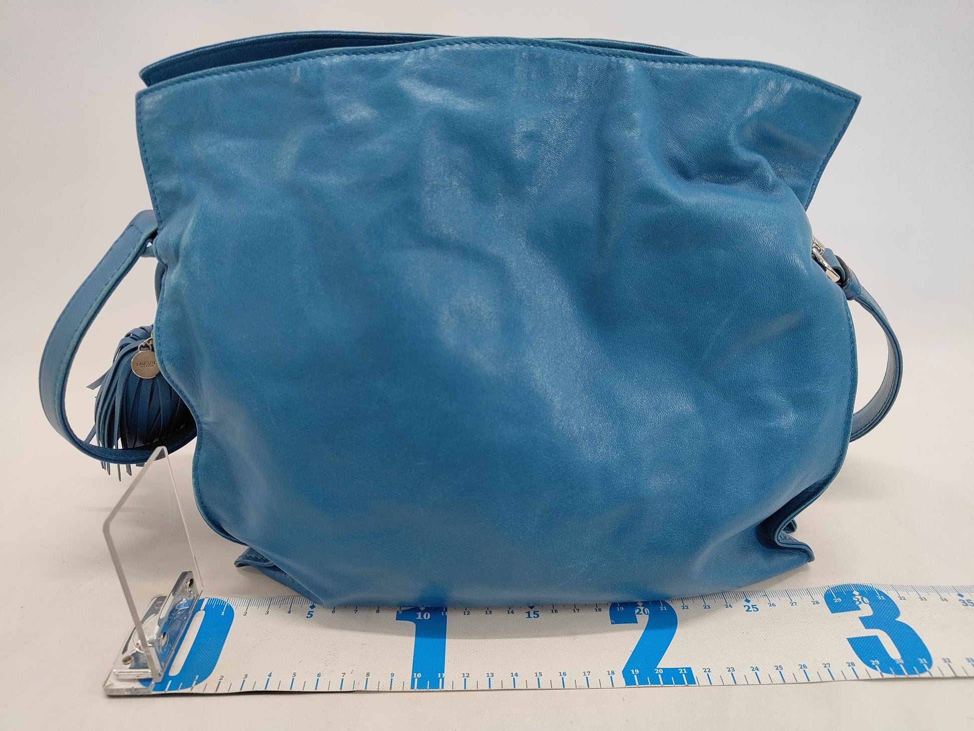 LOEWE Anagram Nappa Flamenco Fringe Shoulder Bag