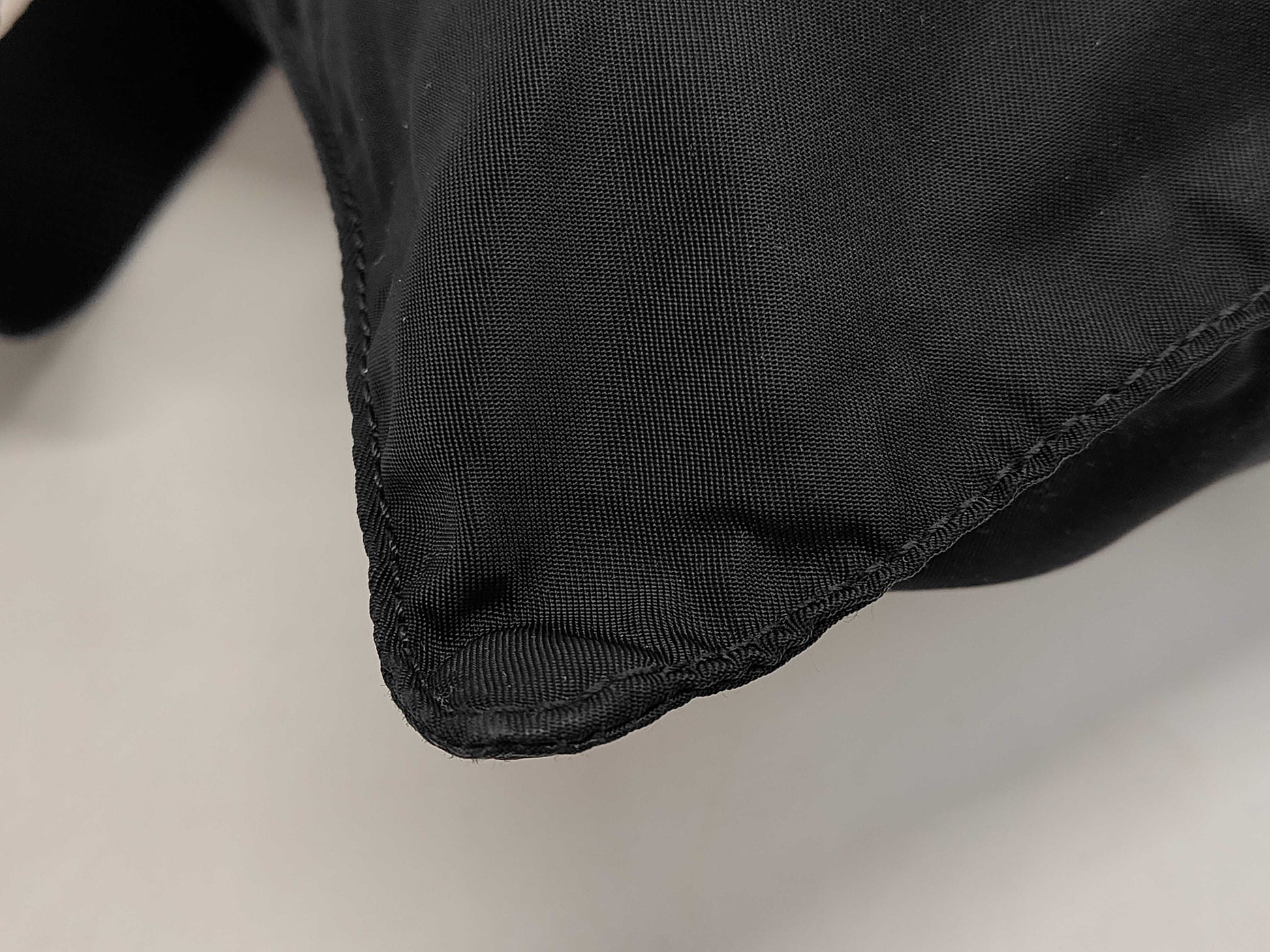 PRADA Nylon Triangle Plate Shoulder Bag