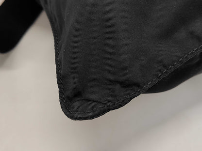 PRADA Nylon Triangle Plate Shoulder Bag