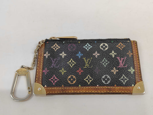 LOUIS VUITTON Monogram M13664 Multicolor Pochette Cle Coin Case