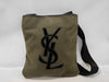 Yves Saint Laurent Canvas Shoulder Bag with Logo