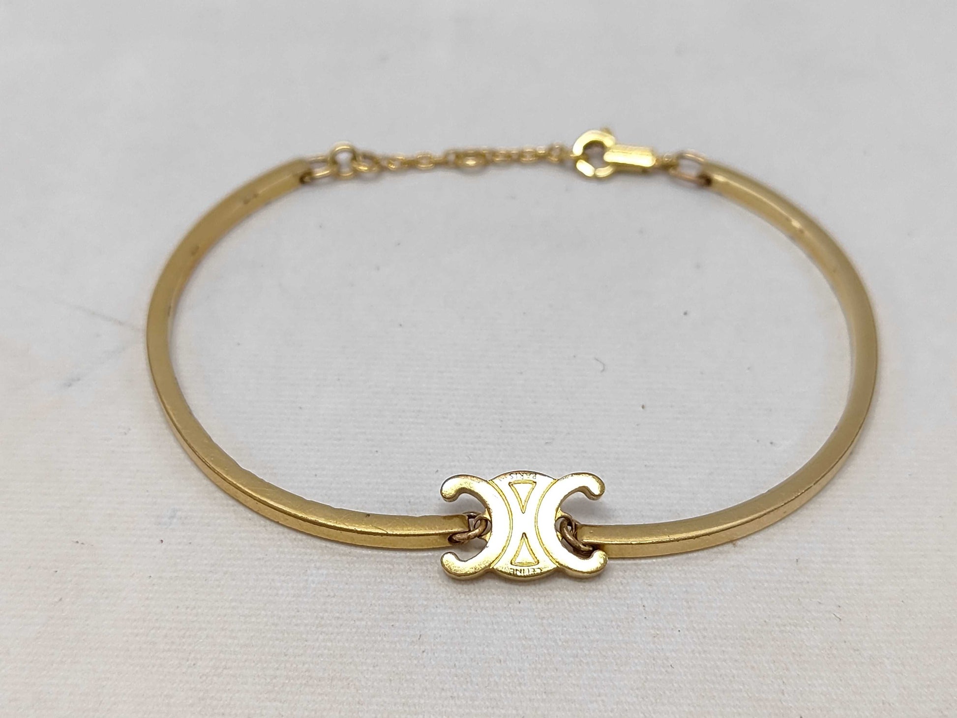 CELINE Articulate Triomphe Bracelet Bangle