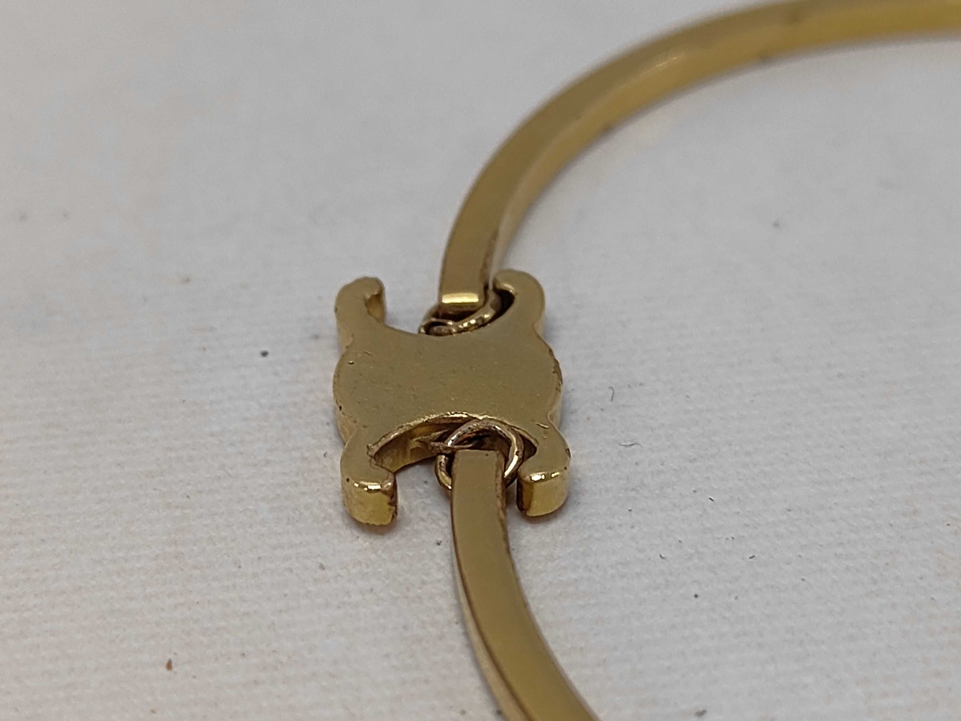 CELINE Articulate Triomphe Bracelet Bangle