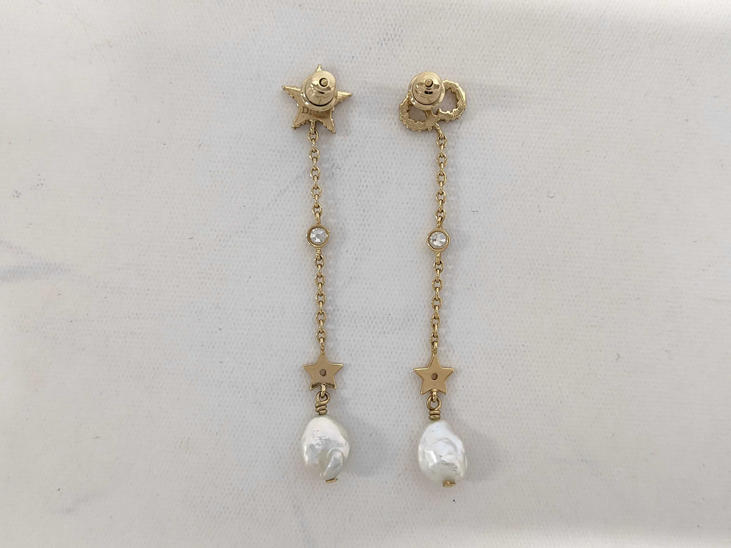 Dior Pearl and Stone Earrings 