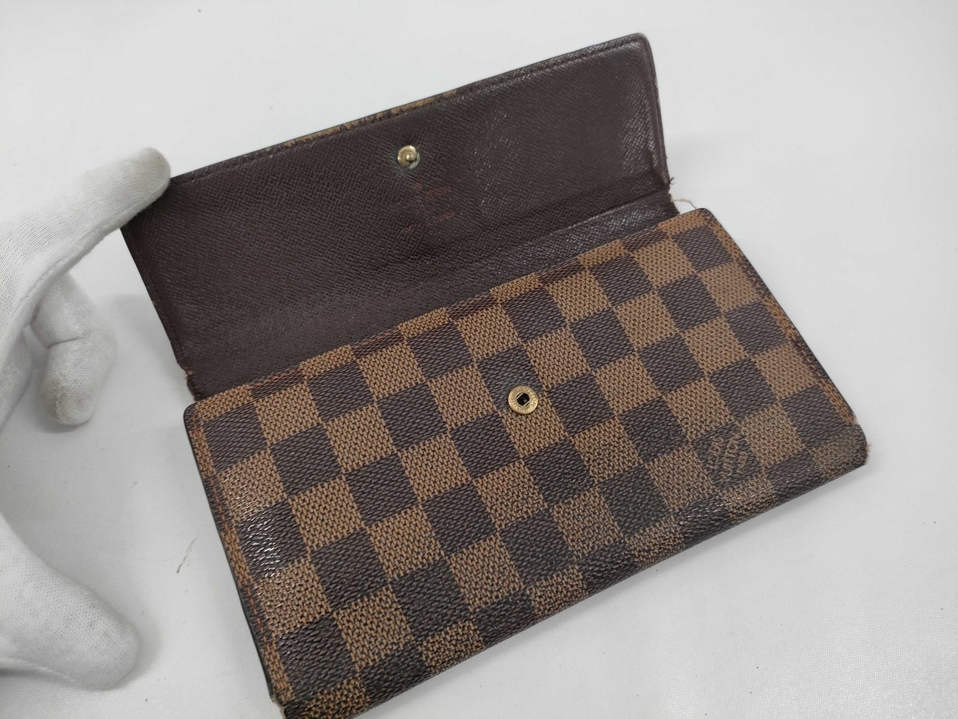 LOUIS VUITTON Monogram Damier Wallet Set