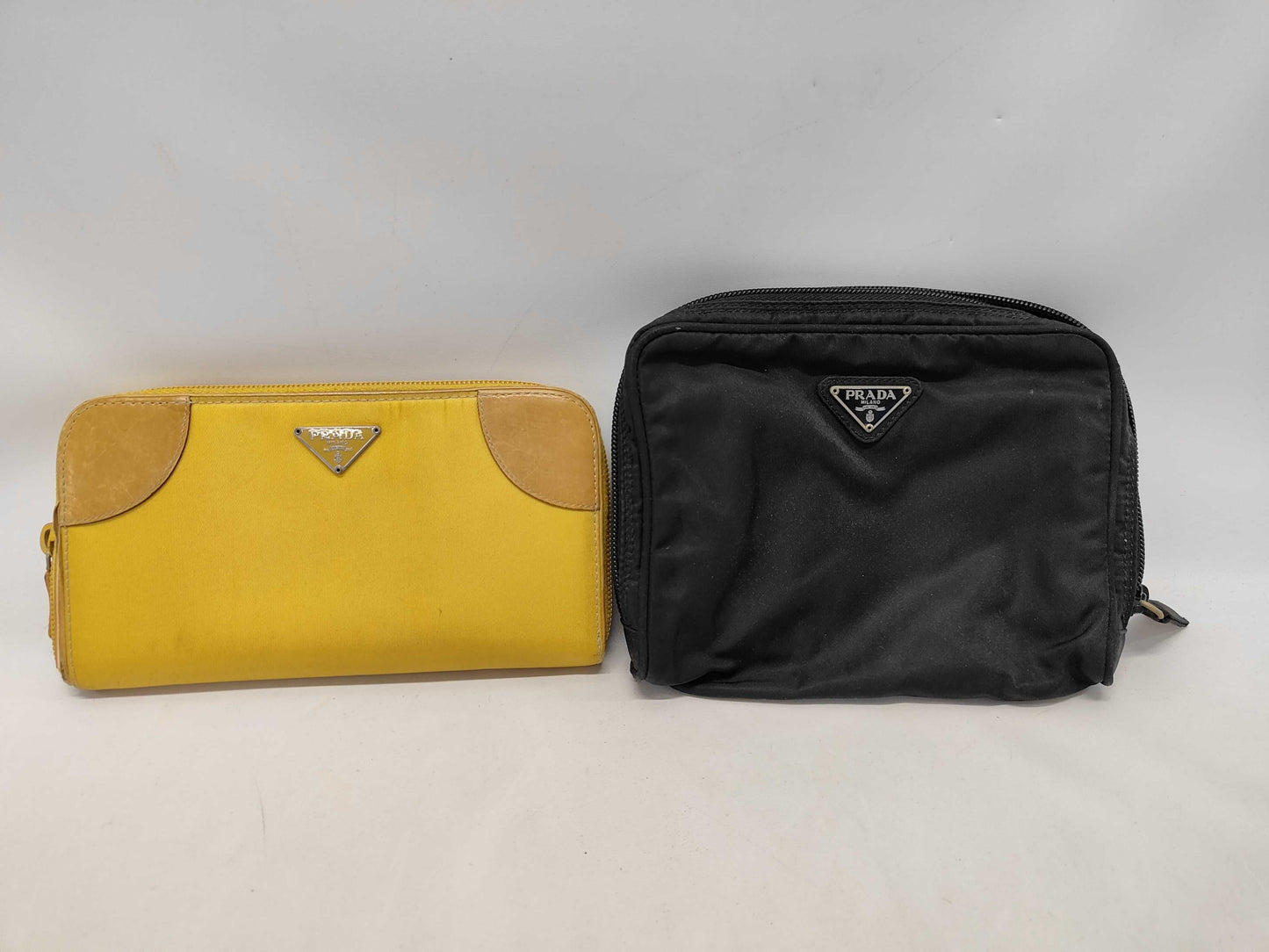 PRADA Nylon Pouch Long Wallet *2 pieces Wallet