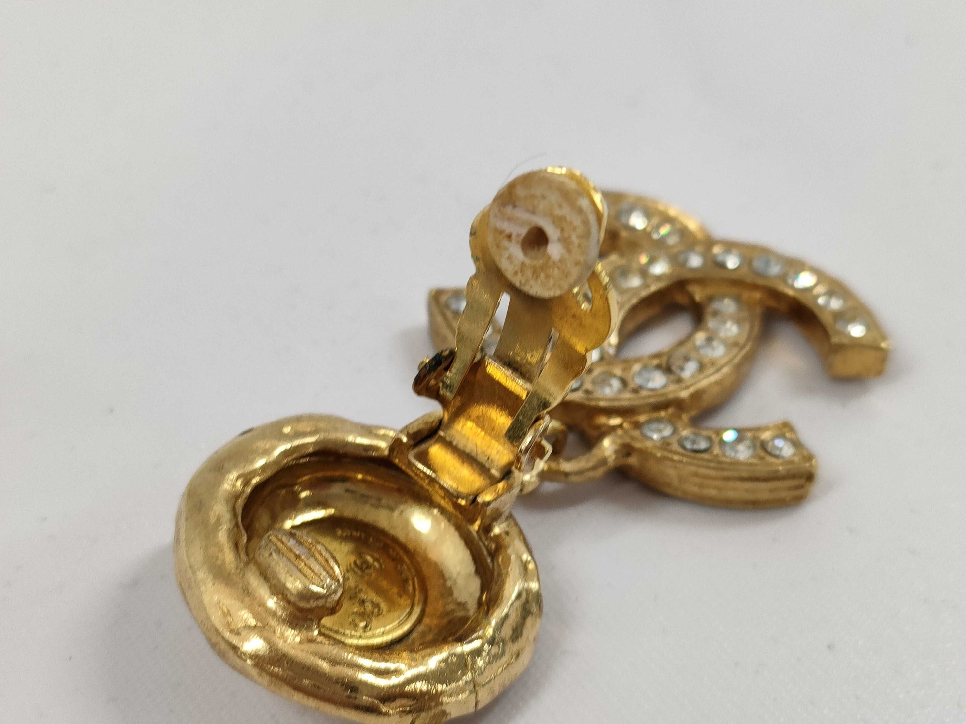 CHANEL Coco Rhinestone Earrings