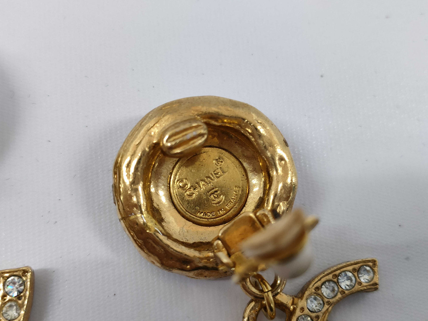 CHANEL Coco Rhinestone Earrings