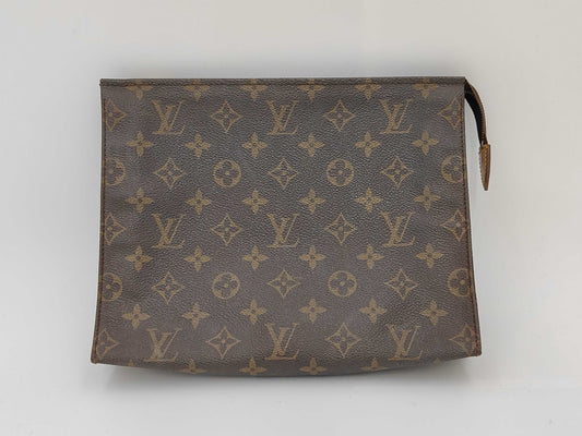 LOUIS VUITTON Monogram Poche Toilette 26 Second Bag
