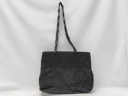 PRADA Nylon Triangle Plate Bag Tote Bag