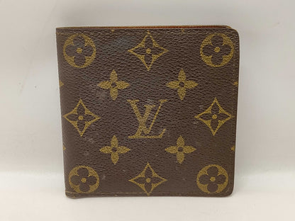 LOUIS VUITTON Monogram M61675 Portefeuille Marco Wallet