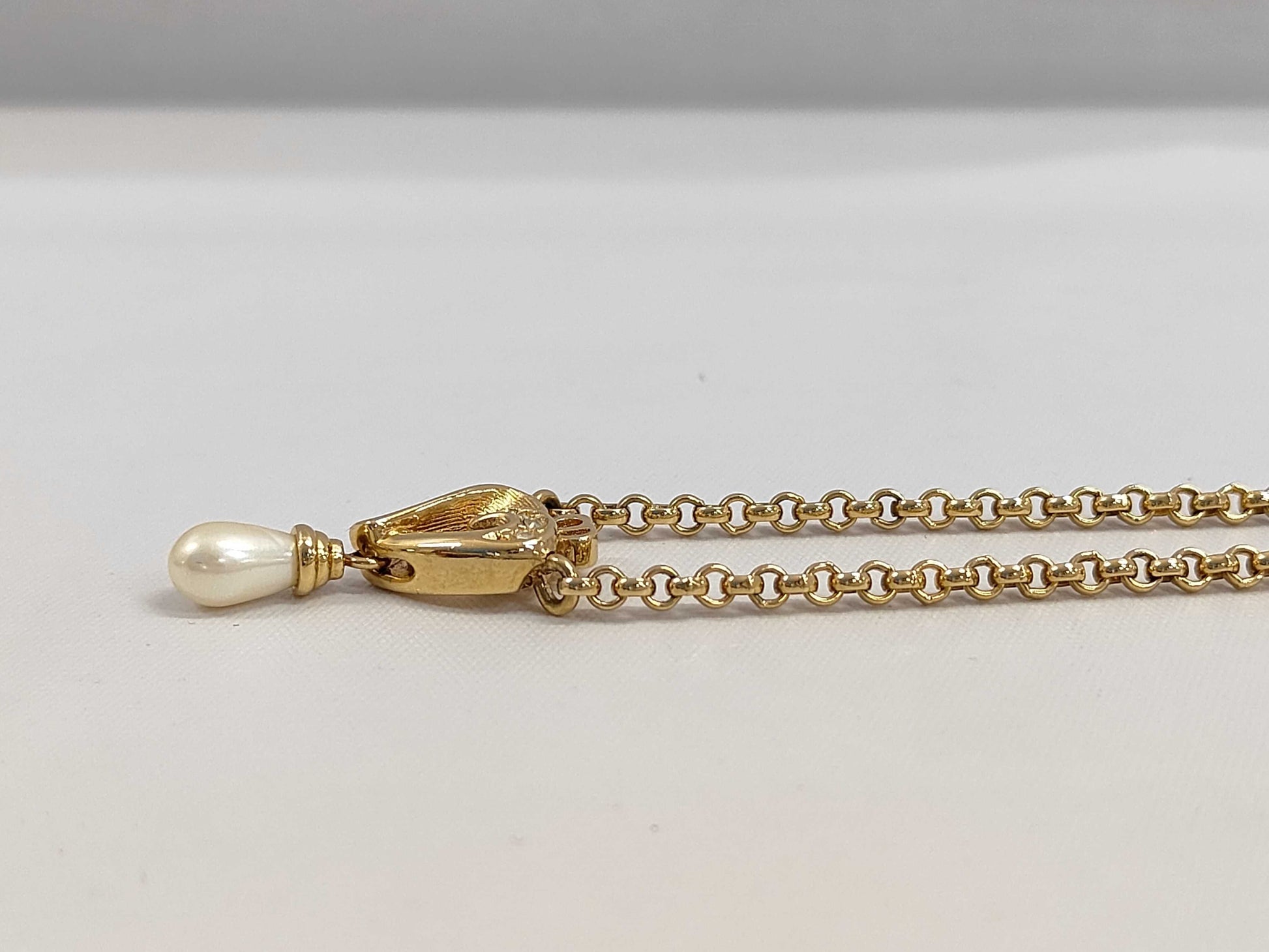 Dior Heart Pearl Necklace Necklace