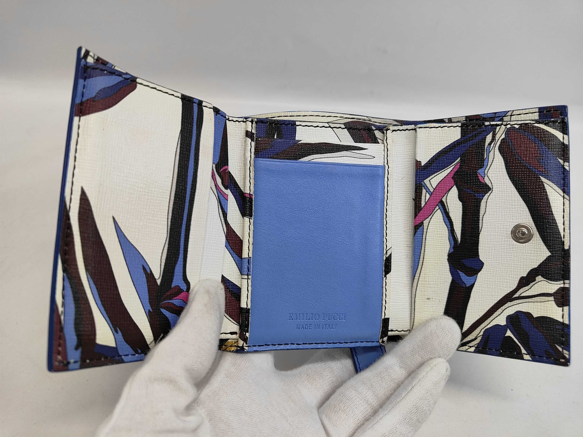 EMILIO PUCCI Compact Waterlet/Card Case Wallet