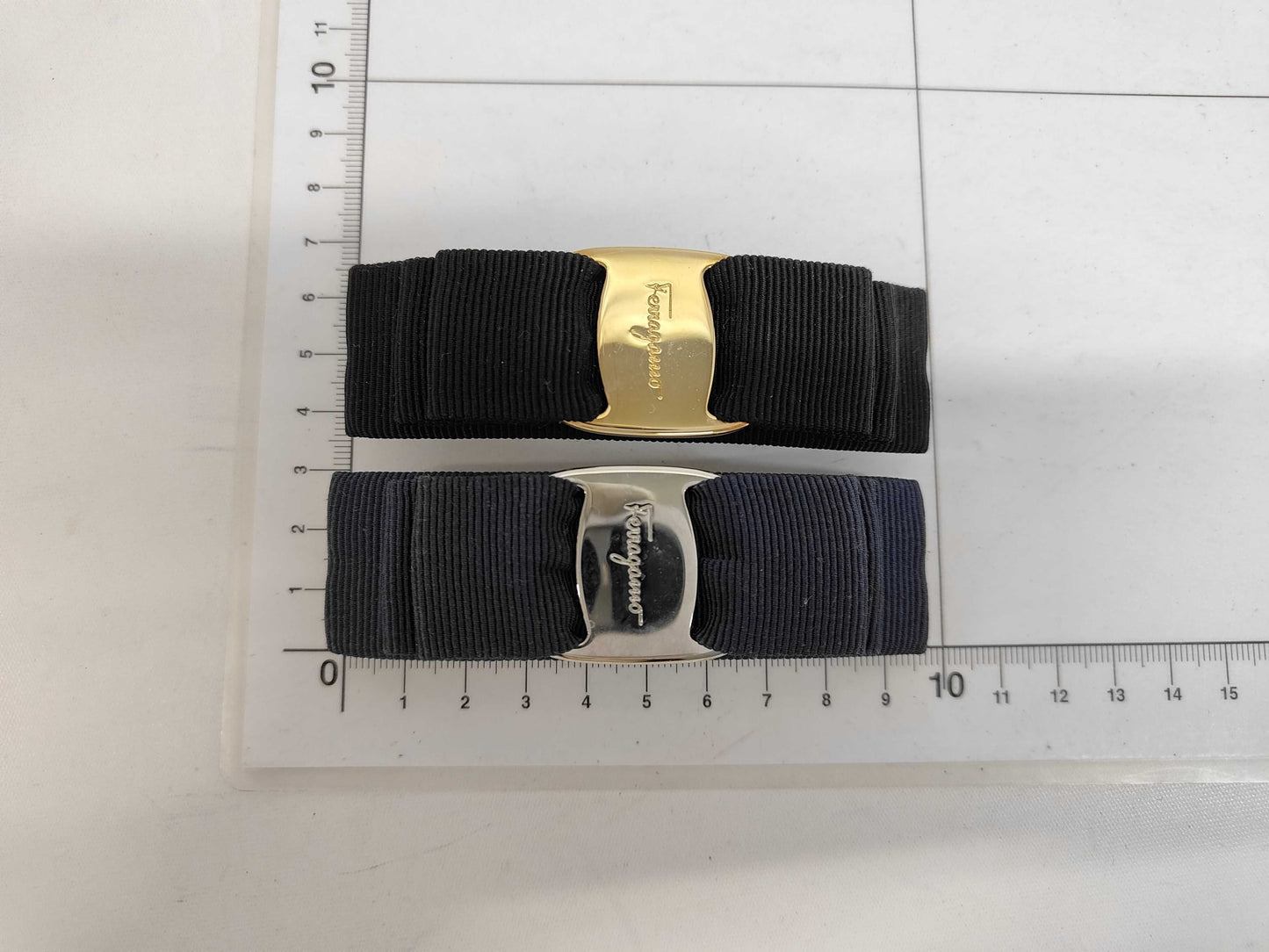 Salvatore Ferragamo Vara Barrette 2-Piece Hair Accessory