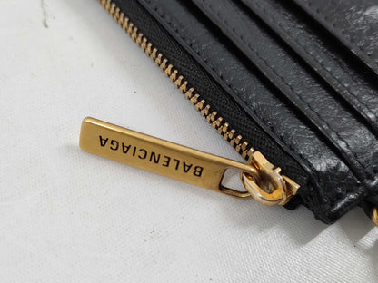 BALENCIAGA Monaco Card Holder with Keychain, Card Case, Pass Case, Business Card Case