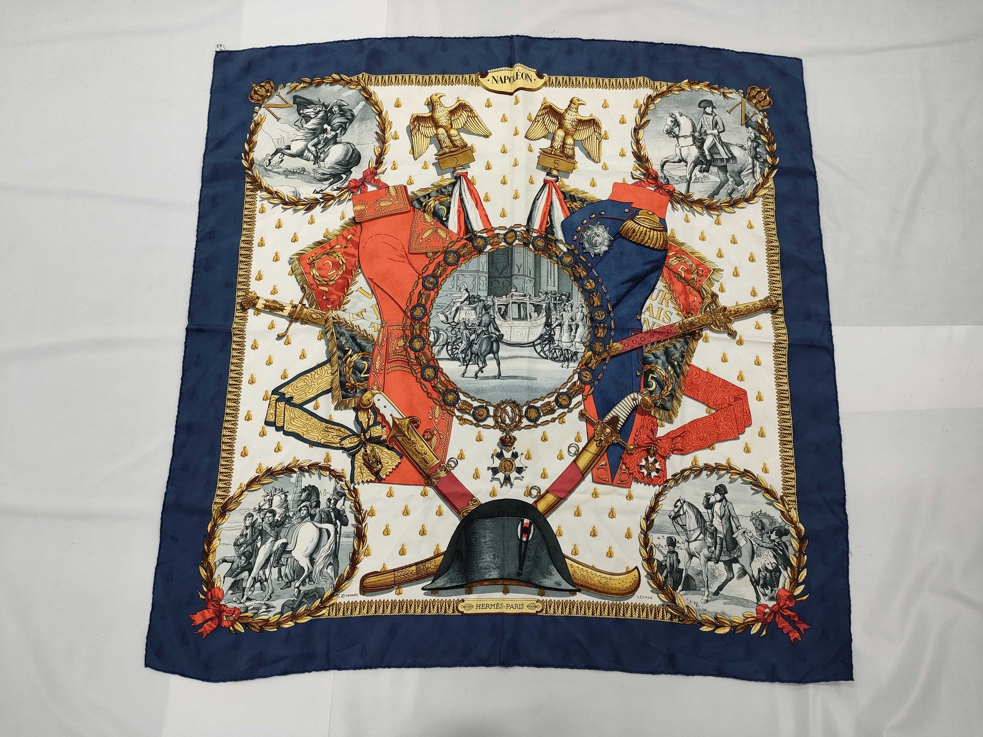 HERMES Carré Napoleon Scarf
