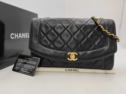 CHANEL Diana 25cm Lambskin Single Flap Shoulder Bag