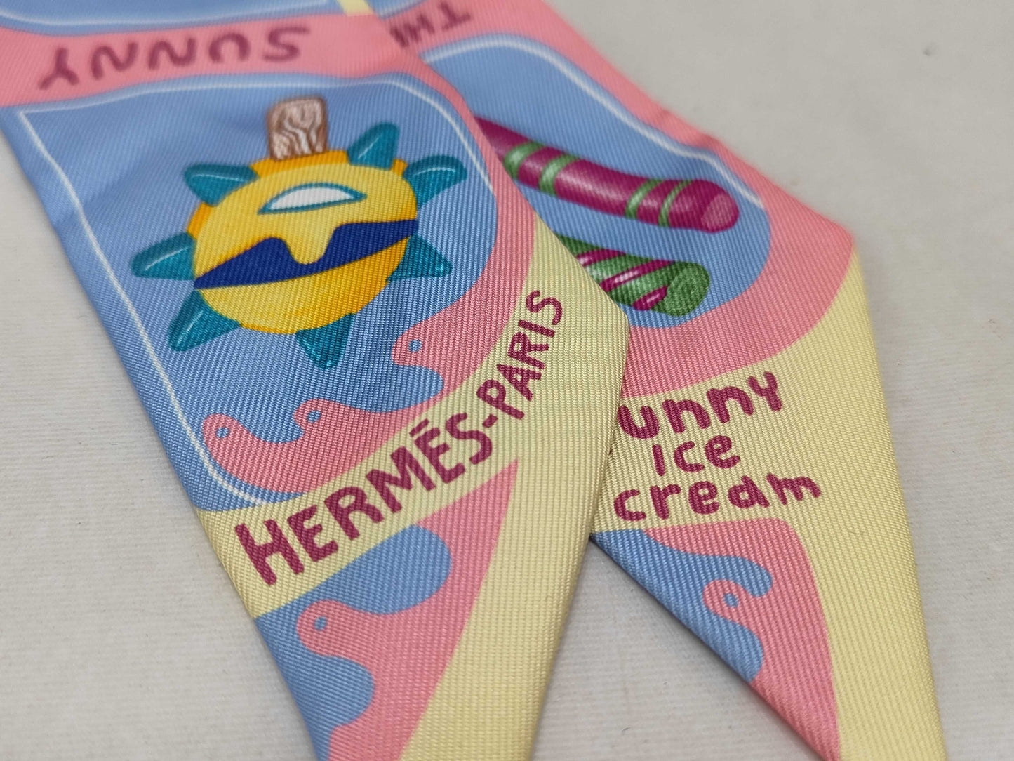 HERMES Twilly FUNNY ICE CREAM Multicolor Other Accessories