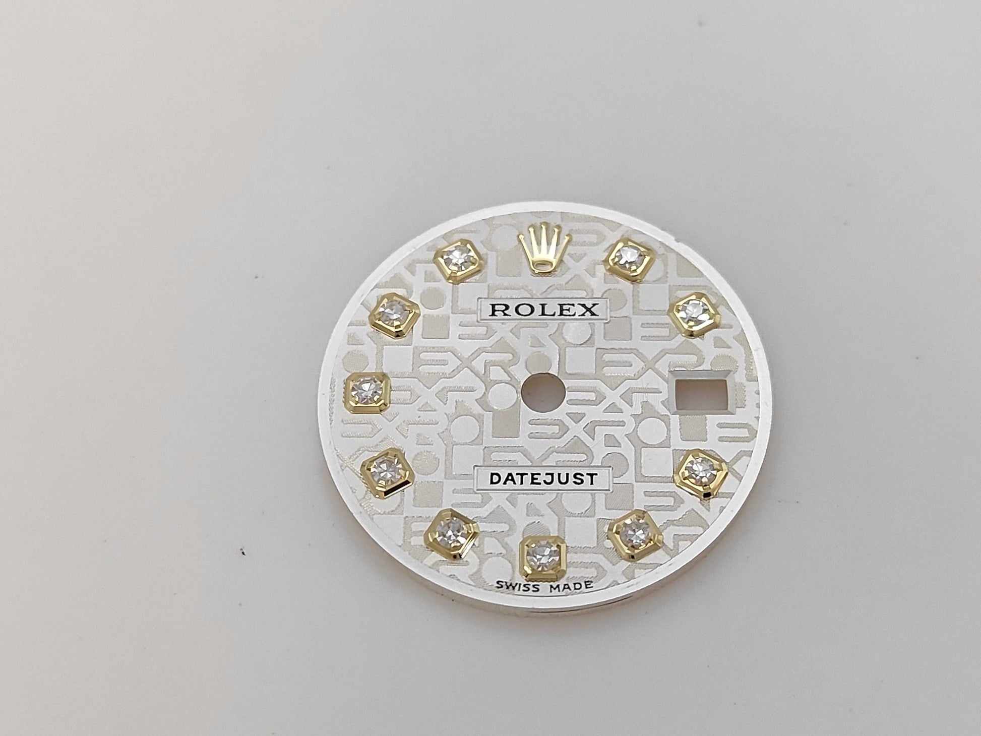 ROLEX Silver Horicon Dial Women's Watch