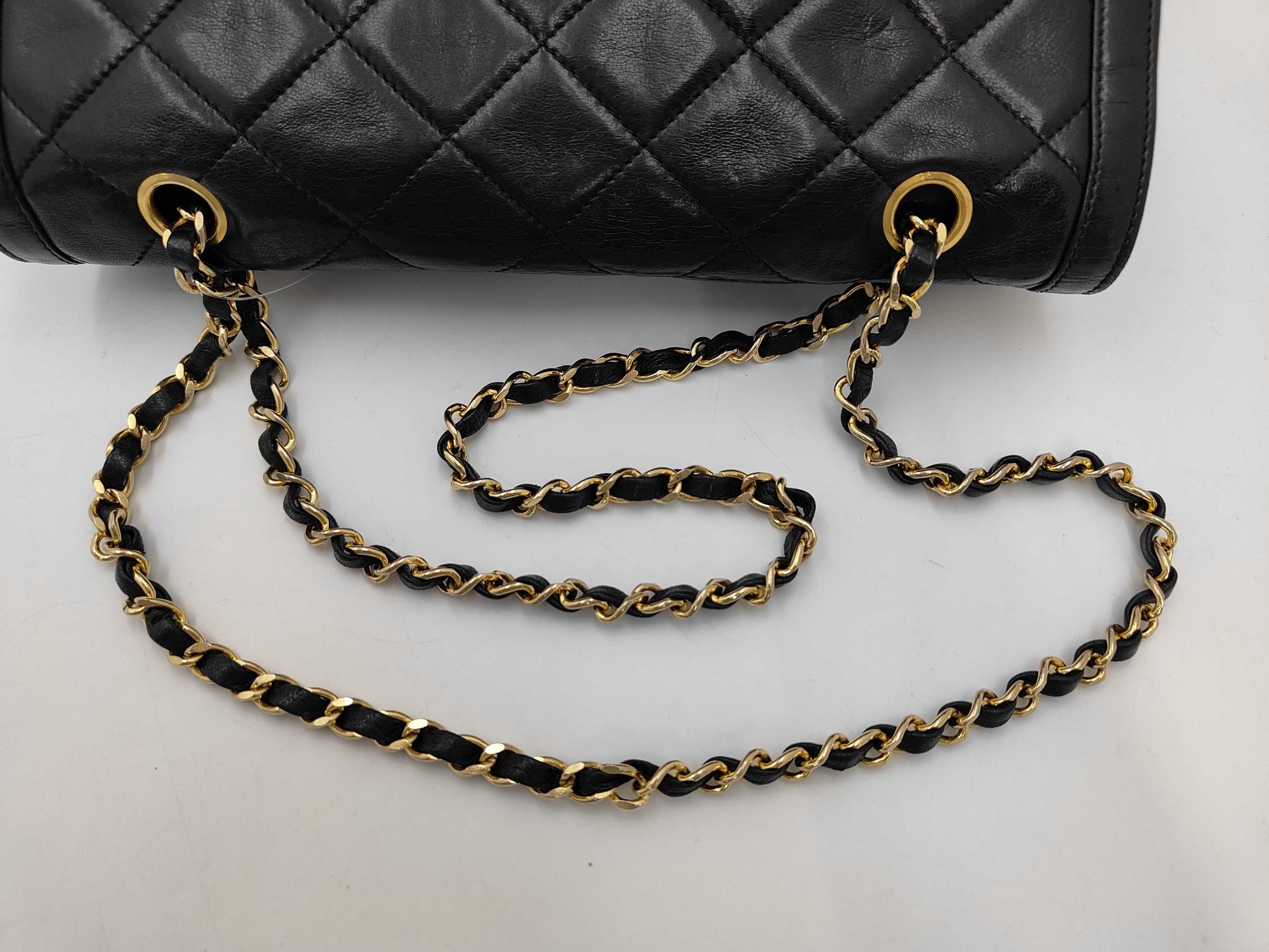 CHANEL Lambskin Matelasse Double Flap Shoulder Bag, Paris Limited Edition, No. 2