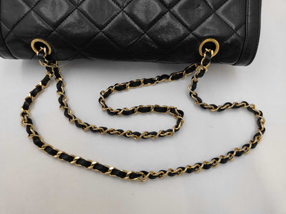 CHANEL Lambskin Matelasse Double Flap Shoulder Bag, Paris Limited Edition, No. 2