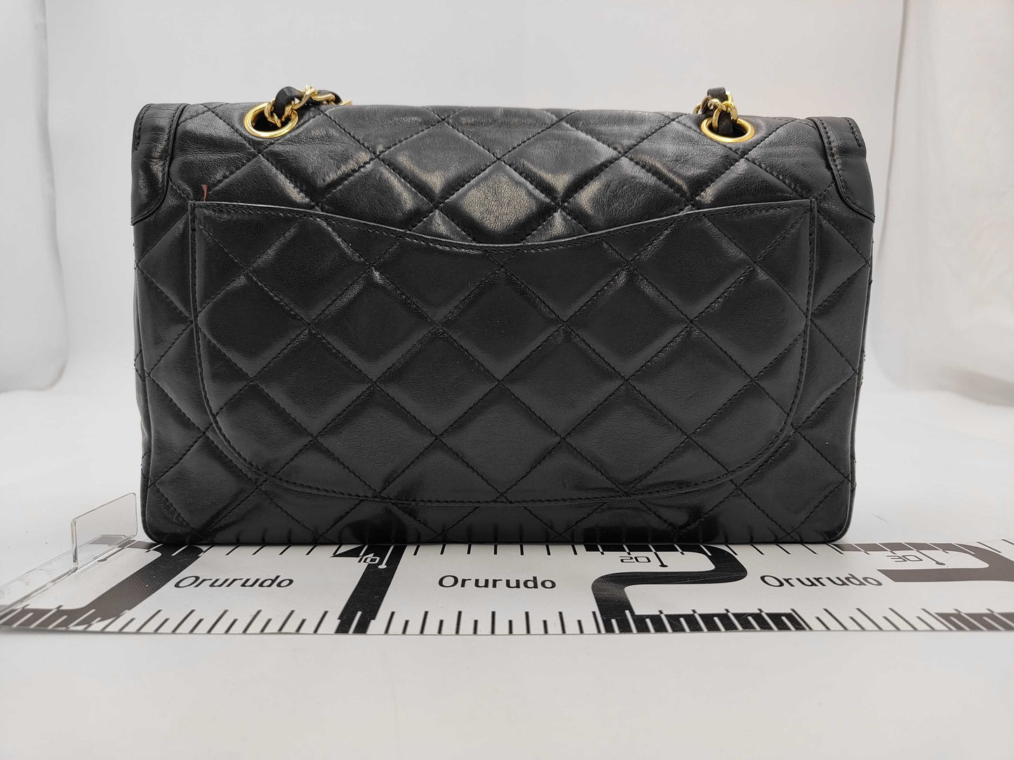 CHANEL Lambskin Matelasse Double Flap Shoulder Bag, Paris Limited Edition, No. 2