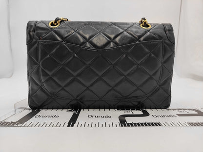 CHANEL Lambskin Matelasse Double Flap Shoulder Bag, Paris Limited Edition, No. 2
