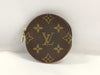 LOUIS VUITTON Monogram Coin Case, Round