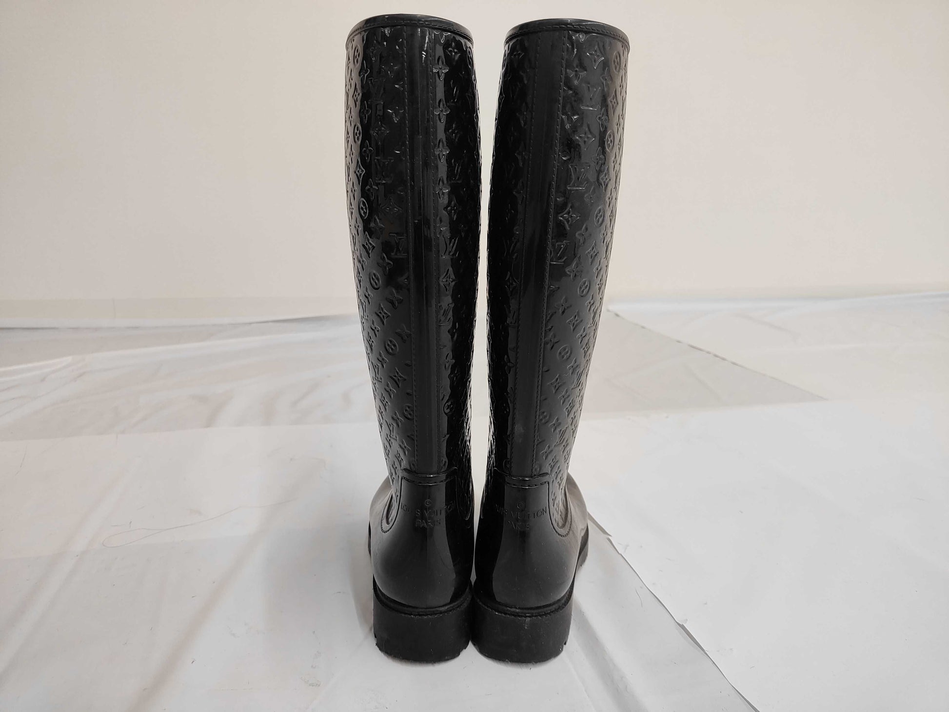 LOUIS VUITTON Monogram Rain Boots