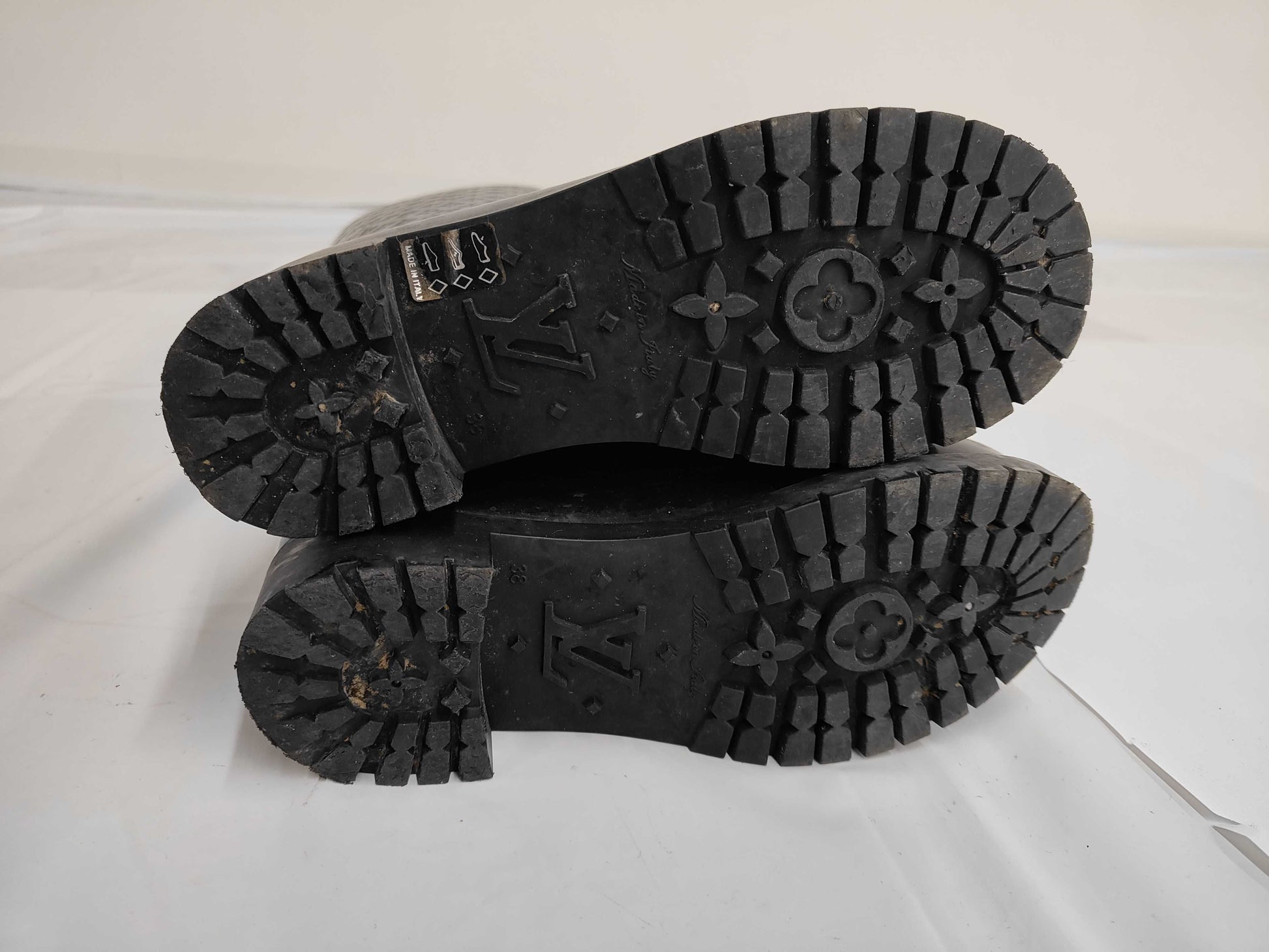 LOUIS VUITTON Monogram Rain Boots