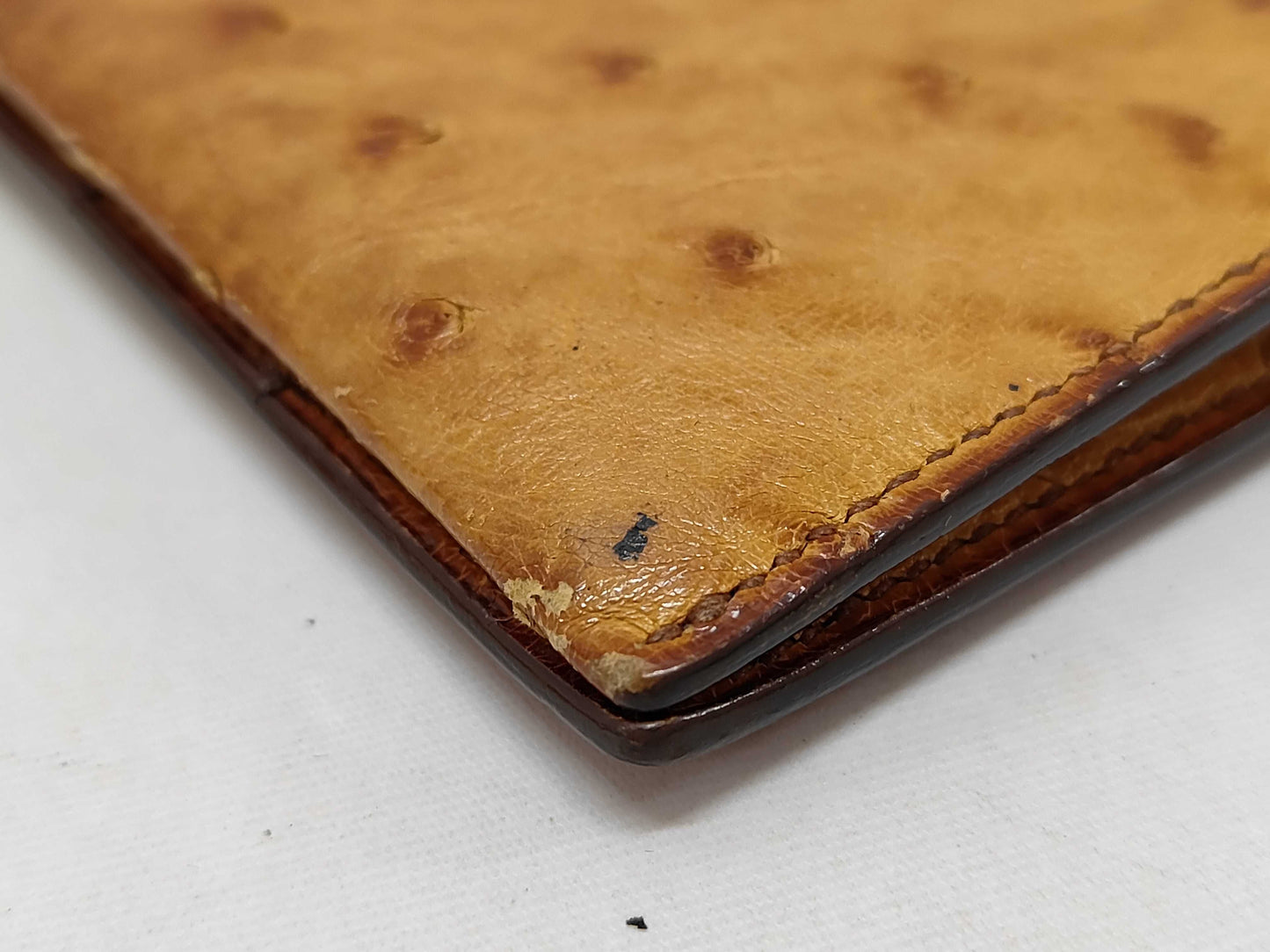 HERMES Ostrich Bearn Wallet