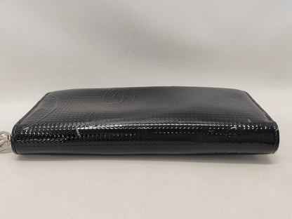 Cartier Happy Birthday Round Zip Long Wallet Black Wallet
