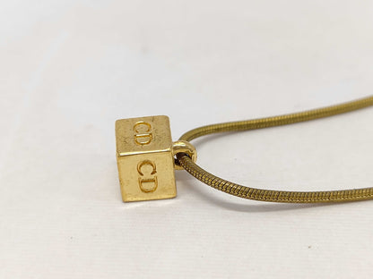 Dior Logo Cube Necklace Necklace