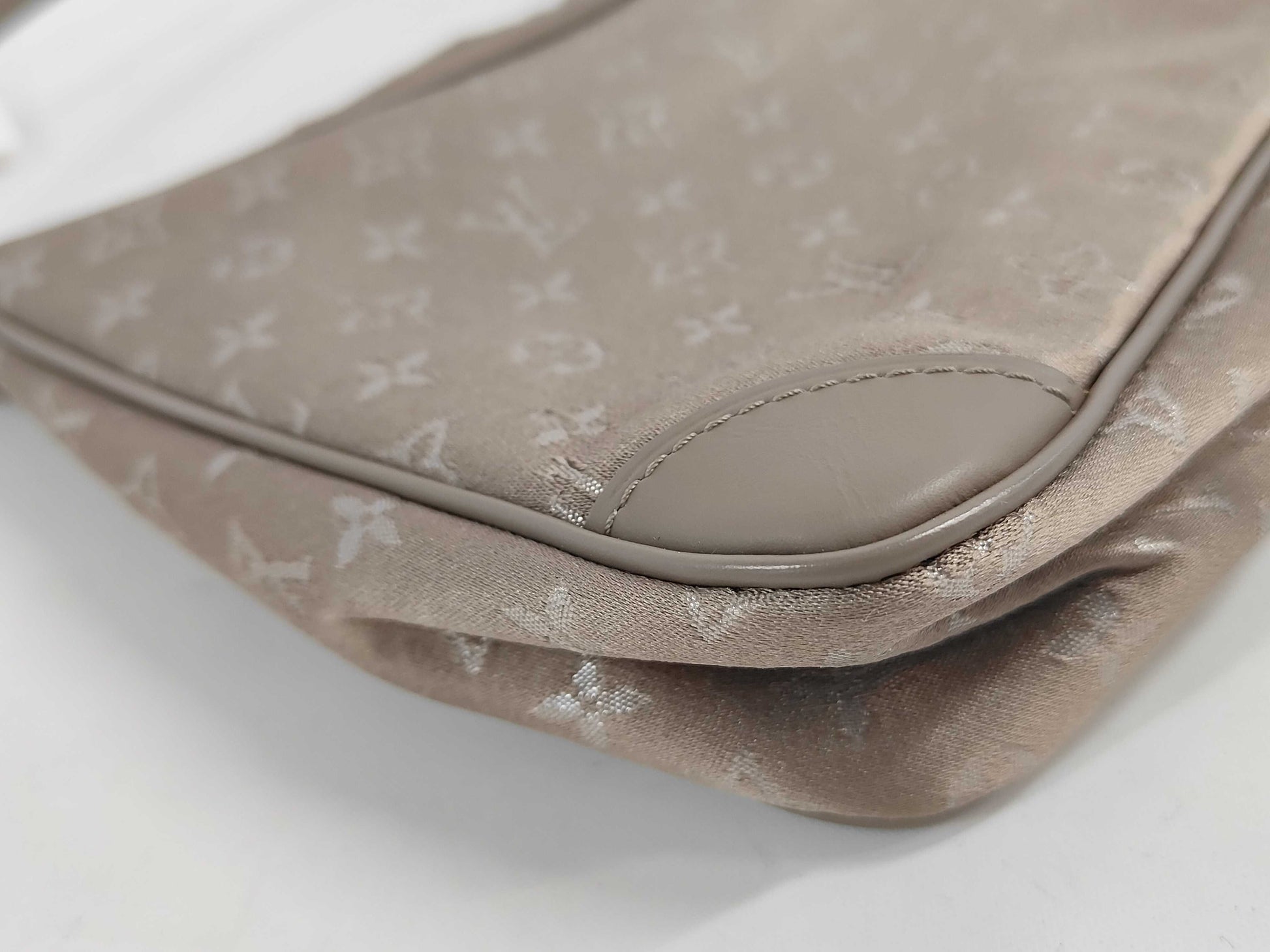 LOUIS VUITTON Monogram Satin Little Boulogne Pouch