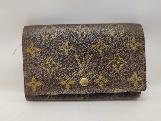 LOUIS VUITTON Monogram Porte Monnaie Vieille Tresor Wallet 