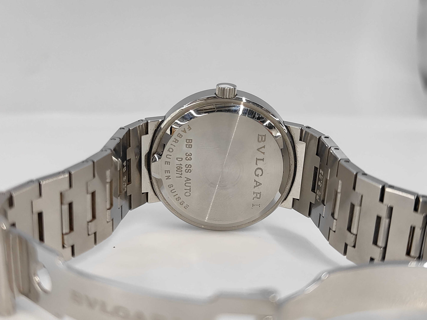 BVLGARI BB33SS D16071 Automatic Black Dial Boys' Watch