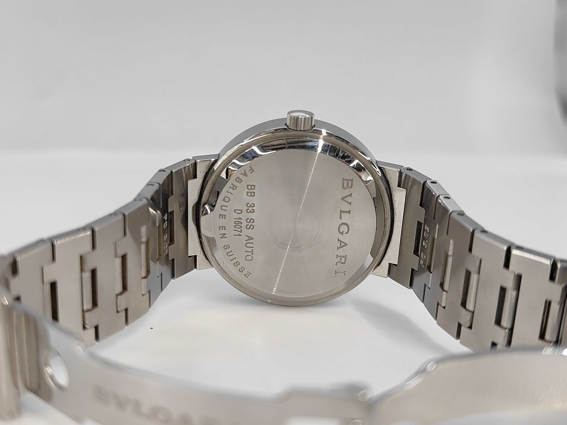 BVLGARI BB33SS D16071 Automatic Black Dial Boys' Watch