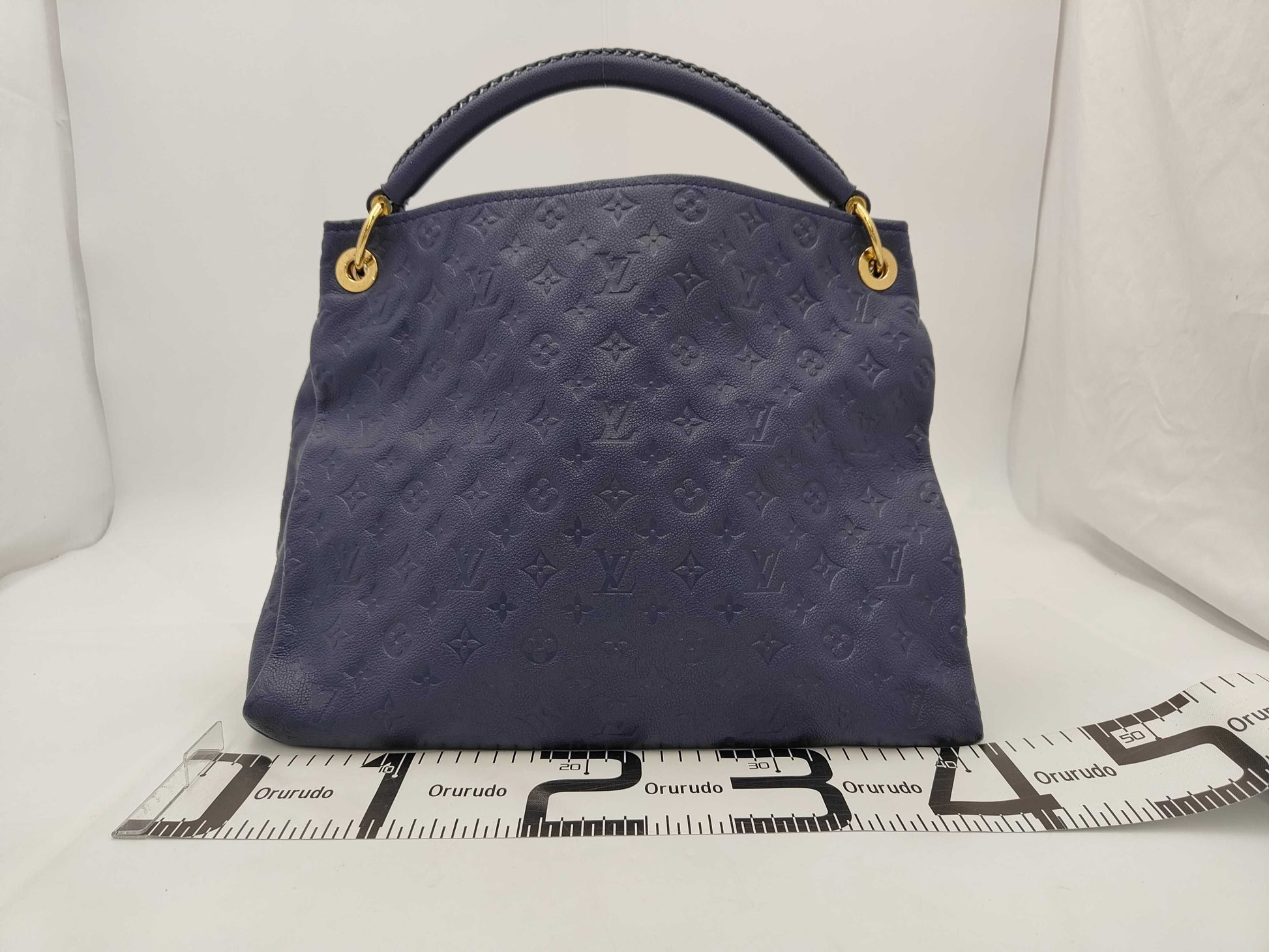 LOUIS VUITTON Monogram Empreinte M93448 Artsy MM Pouch Holder Tote Bag