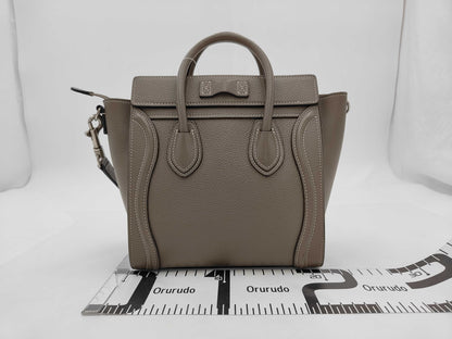 CELINE Luggage Nano Shopper Handbag