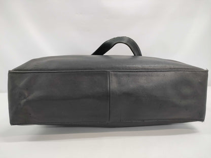 CHANEL Lambskin Leather Tote Bag with Coco Mark, Black